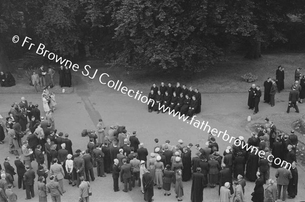 MILLTOWN PARK ORDINATION GROUP FROM UPSTAIRS WINDOW